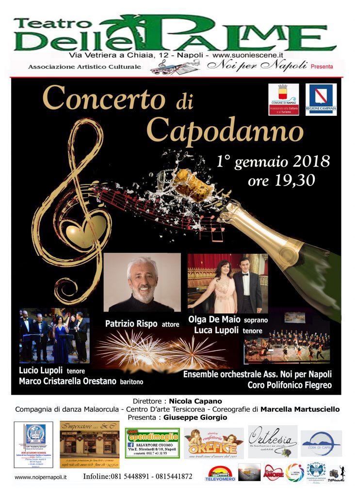 Concerto di Capodanno 2018 al Teatro delle Palme Napoli
