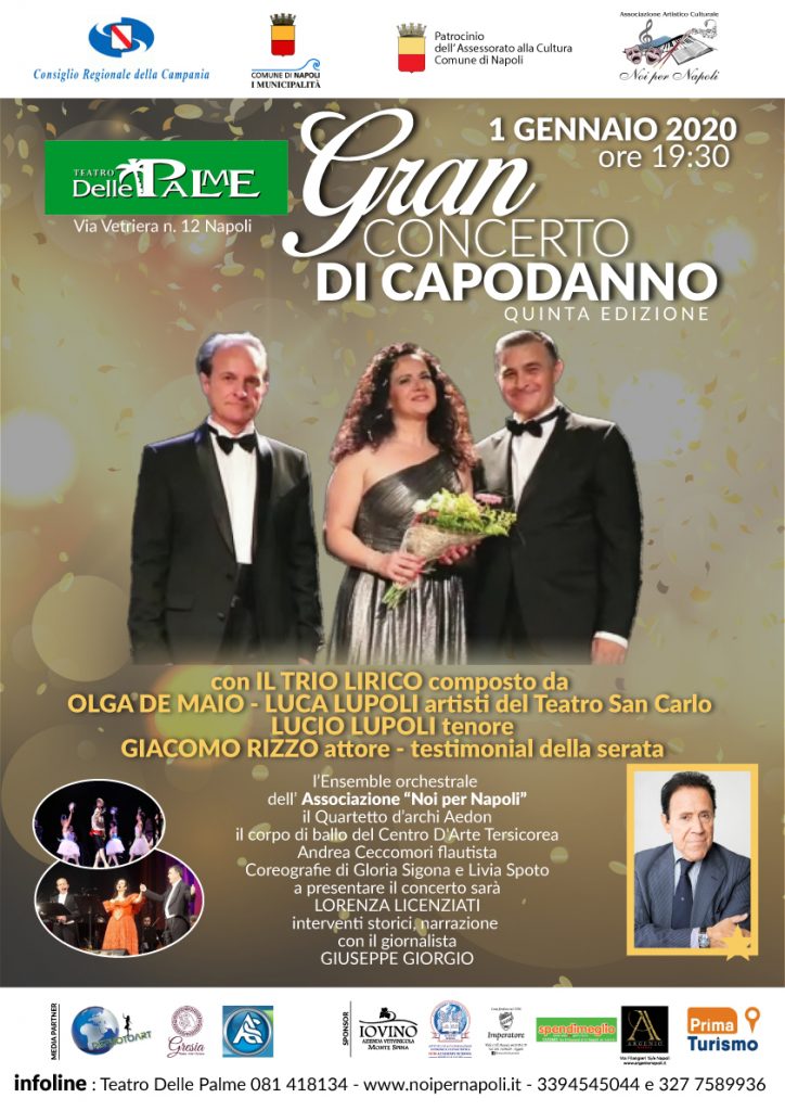 Gran Concerto di Capodanno V Edizione al Teatro delle Palme di Napoli