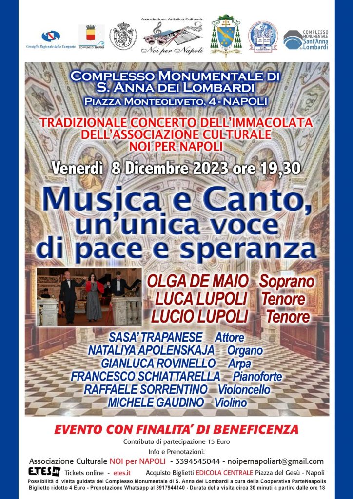 Tradizionale Concerto dell' Immacolata 2023 a Napoli